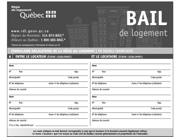 Un Guide Sur Les Règlements Des Formulaires De Bail Obligatoires Au Québec