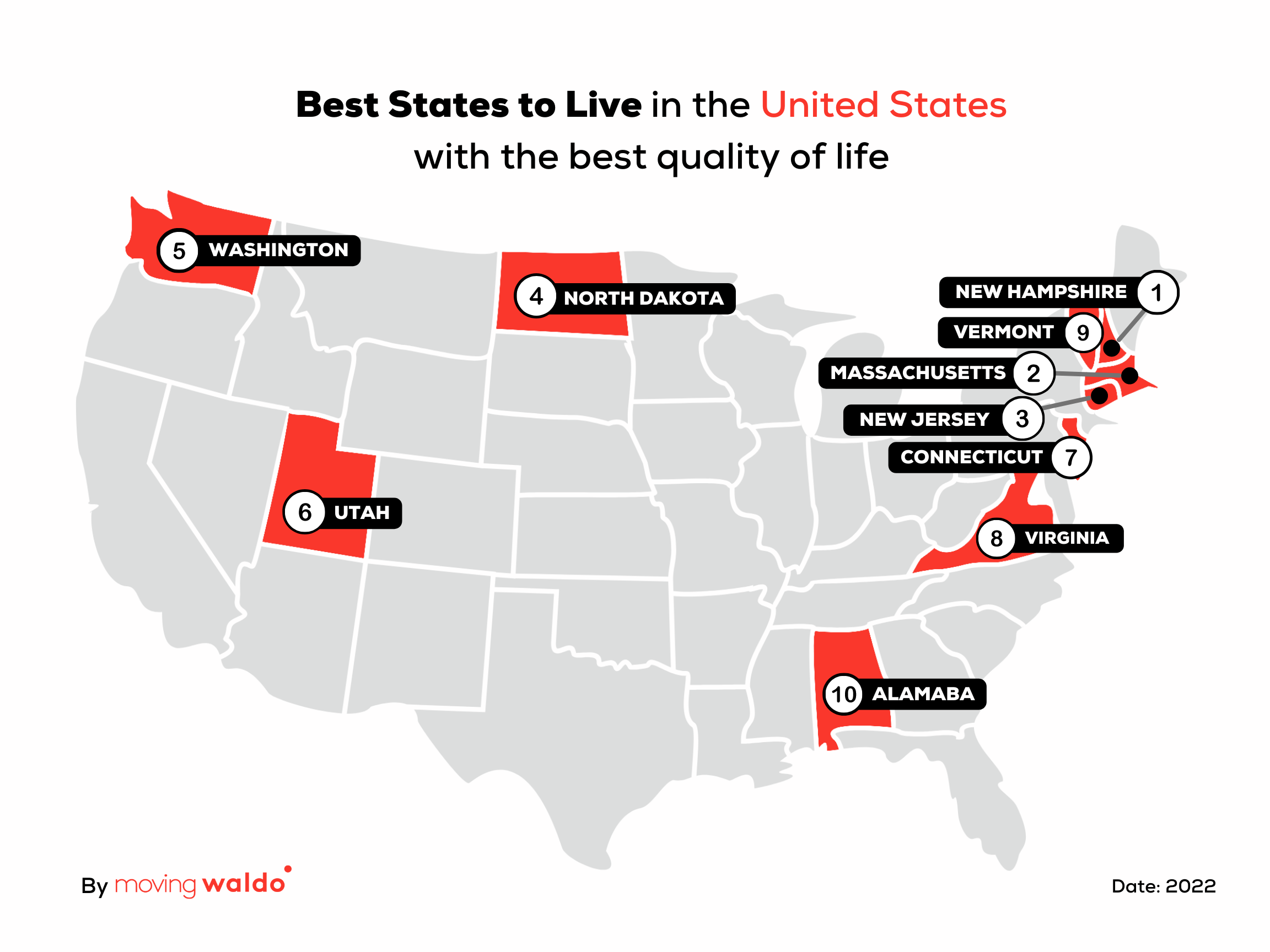 Best State To Live In Financially 2024 Shara Delphine