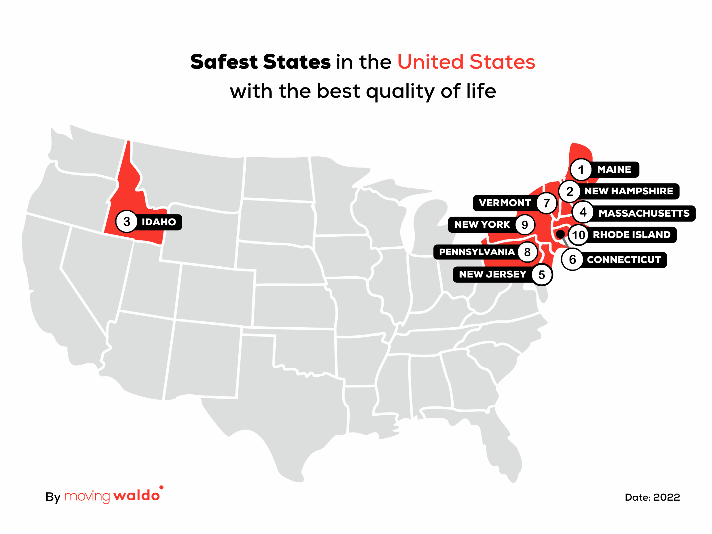 Safest States In The Us 2024 Trudy Ingaberg
