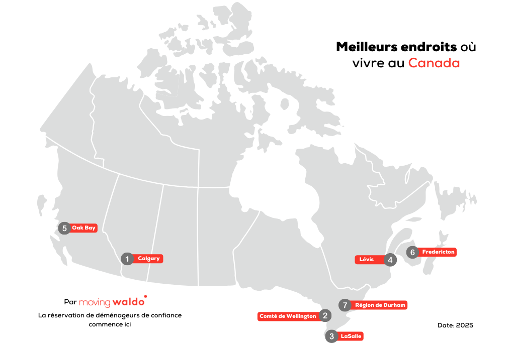 meilleurs endroits vivre canada infographie