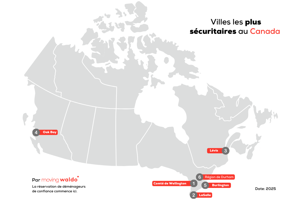 villes les plus sécuritaire au canada infographie