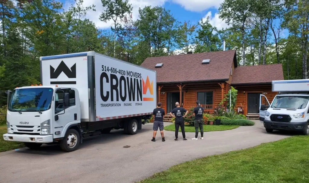 Crown movers truck