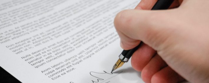 signing documents at the best notary